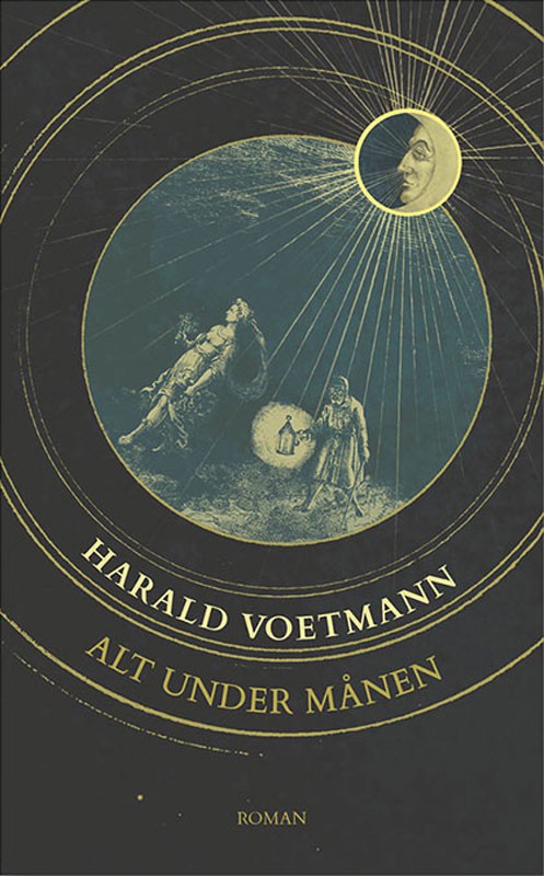 alt under månen Book cover art and design